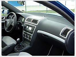 Dekory interiéru, sada 2 (rámečky ventilace 3 ks) ABS-stříbrný matný, Škoda Octavia 2