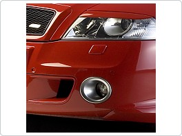 Rámečky mlhových světel - ABS stříbrný, Škoda Octavia 2 RS