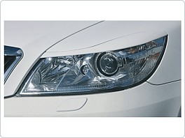 Mračítka Milotec RS, ABS černé, Škoda Octavia 2 facelift homologované