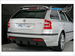 Difuzor zadního nárazníku (dezen UV) s bokami, Škoda Octavia 2, combi