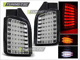 Zadní světla, lampy LED Volkswagen T5, 2003-2009/ 2010- čiré, chrom LDVW87