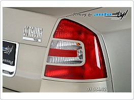Rámeček zadních světel Škoda Octavia 2, Sedan, černý plast