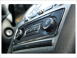 Chromový rámeček panelu topení Škoda Octavia 2, model facelift 2009-, Yeti