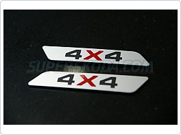 Výplň do polohovací páčky sedadla Škoda Octavia 2, nápis 4x4