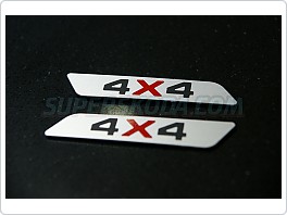 Výplň do polohovací páčky sedadla Škoda Octavia 2, nápis 4x4