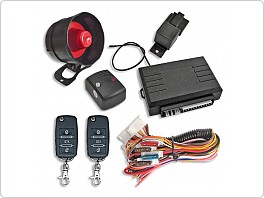 Dálkové ovládaní centralního zamykání dveří s alarmem a vystřelovacím klíčem v ovladači