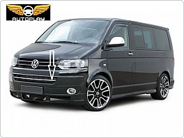 Chromová, nerezová lišta předního nárazníku VW T5, 2010- 