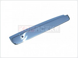 Chromová, nerezová lišta nad SPZ, VW T5, křídlové dveře