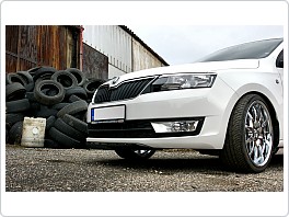 Spoiler pod přední nárazník Škoda Rapid 2013-