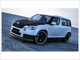 Spoiler pod přední nárazník Škoda Yeti 2009-2013