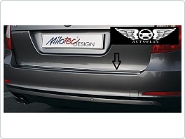 Lišta zadní - nerez, na spodní hranu dveří Škoda Superb 2 Combi 2008-2013