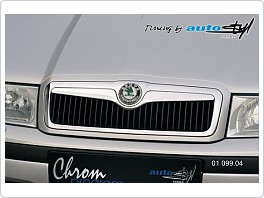 Lišta masky Škoda Octavia 1, chromová, model 1996-2000