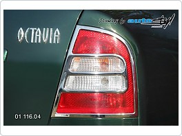 Chromový rámeček zadních světel Škoda Octavia 1, Sedan facelift