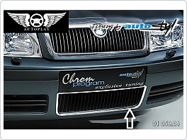 Škoda Octavia 1, facelift 2001-, chromový rámeček nárazníku, VÝPRODEJ