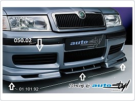 Podspoiler pod nárazník Autostyl, Škoda Octavia 1, facelift 2001-