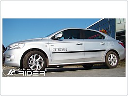 Ochranné boční lišty dveří Citroen C-Elysee 2012- výprodej