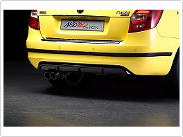 Difuzor zadního nárazníku, ABS černá metalíza, Škoda Fabia 2 Combi