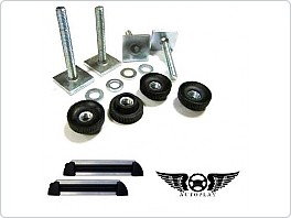 Adaptery prodloužené pro AL tyče na nosič lyží UNI