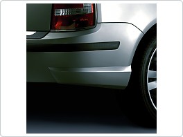 BODY-KIT zadní rozšíření nárazníku, ABS - stříbrný matný, Škoda Fabia 1 Combi/Sedan