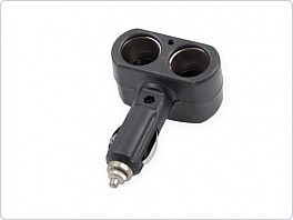 Rozdvojka do zapalovače, typ T s pojistkou a LED indikací.