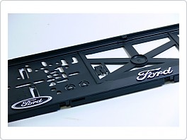 Držák SPZ, podložka pod značku s 3D logem, Ford