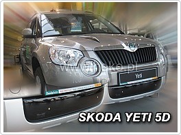 Zimní clona, kryt na chladič Škoda Yeti 2009-2013, spodní do nárazníku