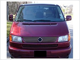 VW Transporter/Caravelle T4 97-03 - NEREZ (!) chrom lišty masky