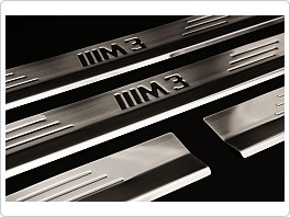 Bmw E36 3.řada - nerez prahové lišty M3