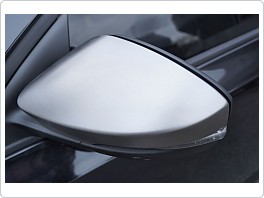 Škoda Octavia 3, nerezové kryty zrcátek MATT RS6
