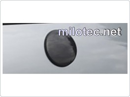 Překryt znaku Škoda Superb 2, combi facelift, Superb 3, Citigo, zadní, černá metalíza Milotec