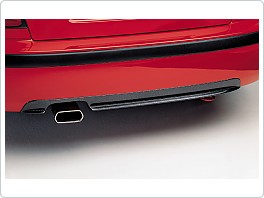 Difuzor zadního nárazníku, černý, ŠKoda Octavia 1 RS