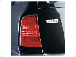 Chromové nerez boční lišty světel Škoda Octavia 1, combi