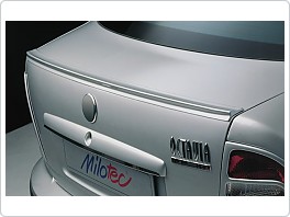 Odtrhová hrana kufru, zadní spoiler, Škoda Octavia 1, sedan - Milotec