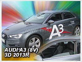 Plexi ofuky oken, deflektory AUDI A3 SPORTBAK 3Dveř 2013-