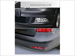 Ochranné lišty předního a zadního nárazníku, Škoda Octavia 2. Facelift Lim. + Combi
