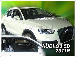 Plexi ofuky oken, deflektory, Audi Q3 5Dveř. 2011-, přední