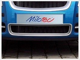 Mřížka nárazníku Škoda Roomster, Škoda Fabia 2, černá Milotec