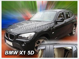 Plexi ofuky oken, deflektory, BMW X1 5dveř. Přední + zadní