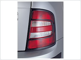 Kryty zadních světel Škoda Fabia 1, do 8/04 combi, sedan, carbon