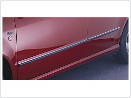 Chromové lišty bočních dveří Škoda Fabia 1