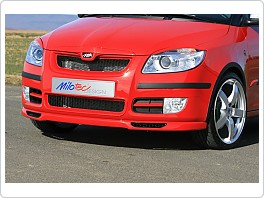 Ochranné lišty nárazníků Škoda Fabia 2 combi, facelift 2010-