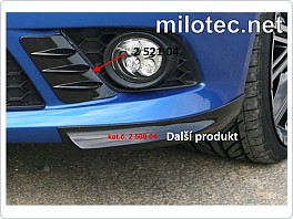 Překryty předního nárazníku, RS Air Trims, Fabia 2 RS Facelift vedle světel