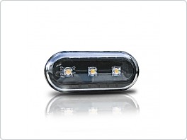 Boční blinkry VW Golf 3, Golf 4, Bora, Vento, Passat 97-04, Polo 00- Seat Leon, Toledo 98-04 černé 3xLED