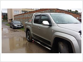 Chromové nerezové kryty zrcátek VW Amarok 2010-