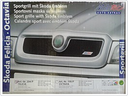 Maska s pozicí pro znak Milotec, Škoda Octavia 96-00, výprodej
