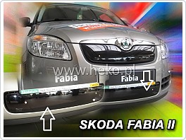 Zimní clona, kryt na chladič Škoda Fabia 2, Roomster 2008-2010 spodní do nárazníku