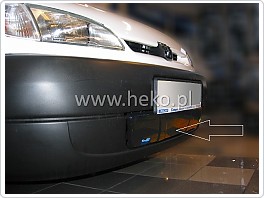 Zimní clona, kryt na chladič, Citroen Berlingo, Peugeot Partner 1996-2003