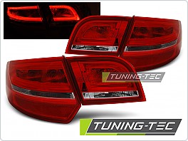 Zadní světla, lampy Audi A3 8P, Sportback 2004-2008, LED BAR, červená, čirá LDAUA7