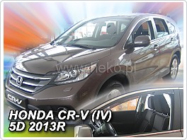 Plexi ofuky oken, deflektory Honda CR-V, 2013- přední