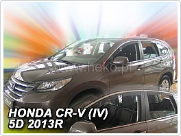 Plexi ofuky oken, deflektory Honda CR-V, 2013- přední + zadní